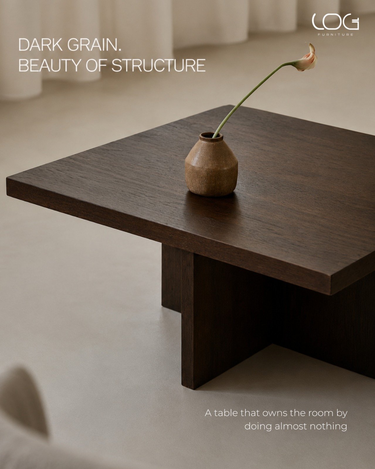 Dark Grain Coffee Table